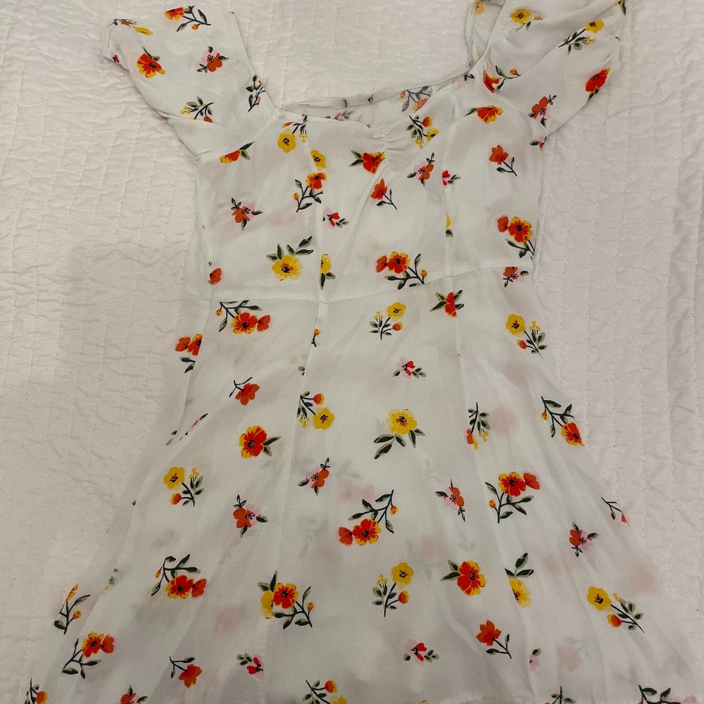 white summer dress